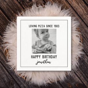 Serviette En Papier Simple amusant Nouvel Anniversaire