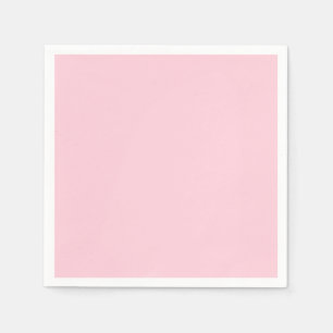 Serviette En Papier simple couleur unie minimale personnalisée pastel