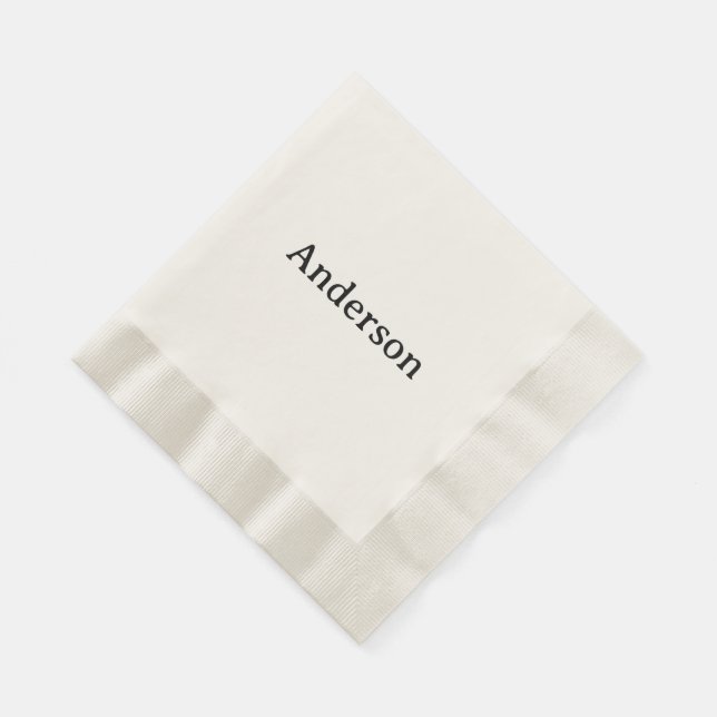 Serviette En Papier Simple Déjeuner D'affaires Professionnel (Coin)