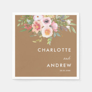 Serviette En Papier Simple, élégant eucalyptus, flowers