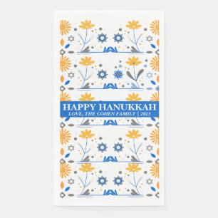 Serviette En Papier Simple élégante famille Hanoukka moderne Photo