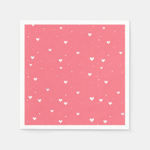 Serviette En Papier Simple Éléphant & Ballon Cœur Baby Shower