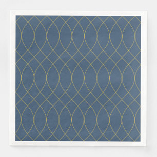 Serviette En Papier Simple, moderne, cool, tendance courbe, lignes ond