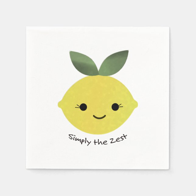 Serviette En Papier Simply the Zest Cute (Devant)