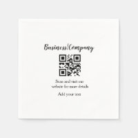 Site web simple de l'entreprise code-barres QR ajo