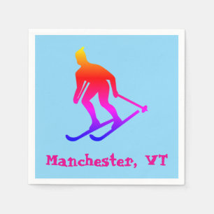 Serviette En Papier Ski Manchester, VT (East Coast Skiing Village)