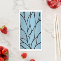 Sky Blue Hues Creative Leave Motif