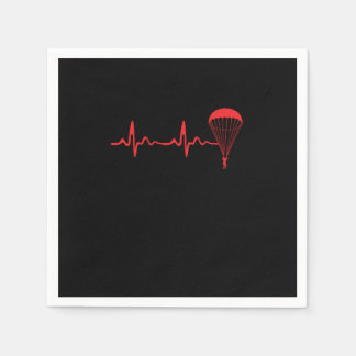 Serviette En Papier Skydive Heartbeat Skydive Extreme Sports Parachu