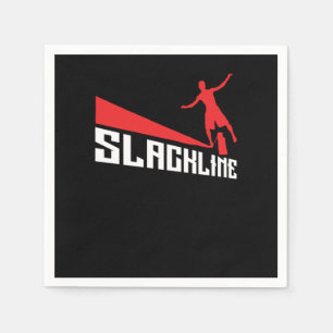 Serviette En Papier Slackline Slacklining Rope Walking Gift
