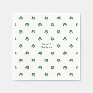 Serviette En Papier Sláinte Lucky Shot Mariage irlandais