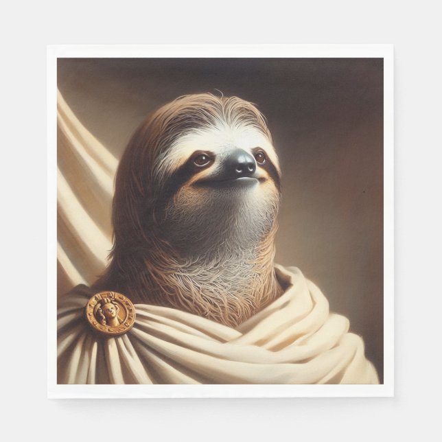 Serviette En Papier Sloth dans la Rome antique (Devant)