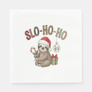 Serviette En Papier Sloth Design