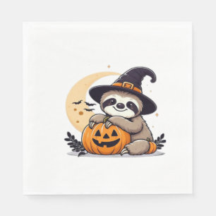 Serviette En Papier Sloth Halloween Motif Cute Classic T-Shirt