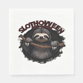 Serviette En Papier Slothoween Chill And Thrill - Sloth Classique Effr
