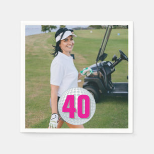 Serviette En Papier Snapshot D'Anniversaire Extraordinaire Lady