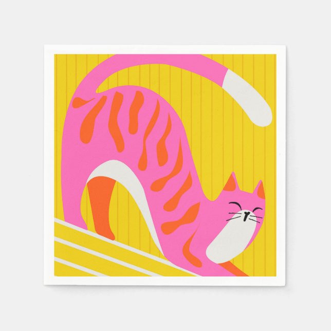 Serviette En Papier Snooing Whiskers (Devant)