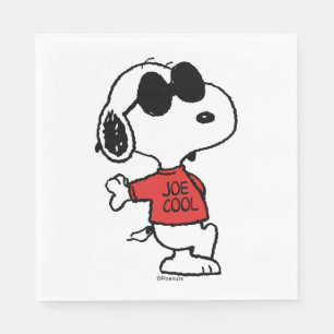 Serviette En Papier Snoopy "Joe Cool" debout