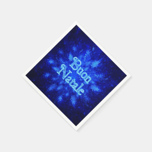 Serviette En Papier Snowburst - Buon Natale