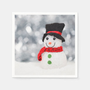 Serviette En Papier Snowman