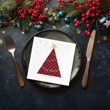 Snowy Noël Plaids Arbre Personnaliser