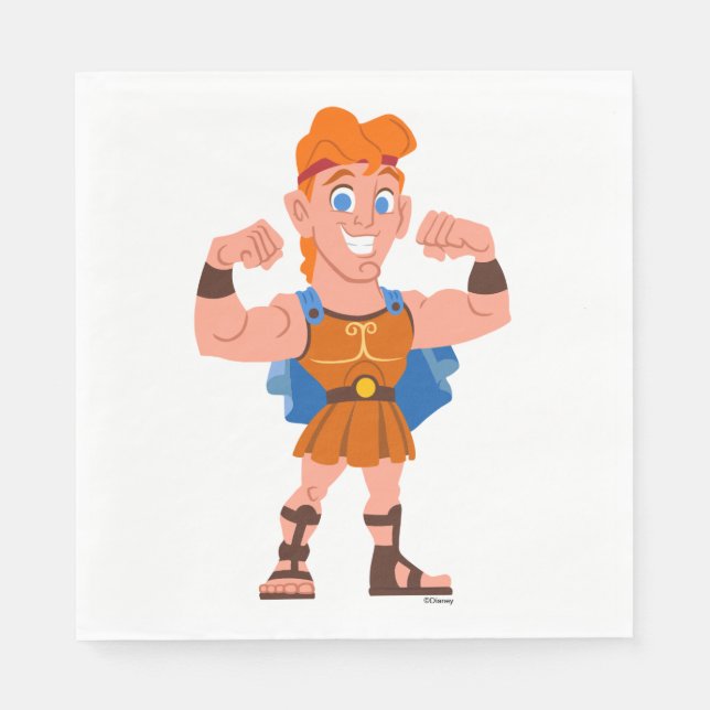 Serviette En Papier So Cute Hercules Napkins (Devant)