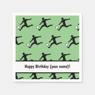 Serviette En Papier Soccer Motif avec footballeurs - Fun Boys / Homme