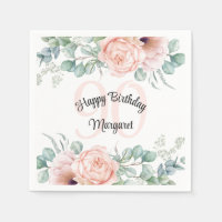 Soft Pastel Floral 90e anniversaire