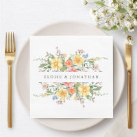 Soft Pastel Ornate Spring Garden Floral Mariage