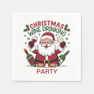 Serviette En Papier Soin de Noël Père Noël