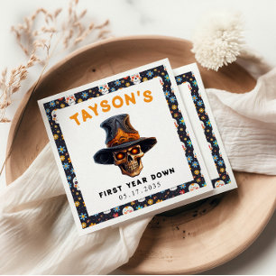 Serviette En Papier Soirée costumée Halloween - Cute et Éffrayante