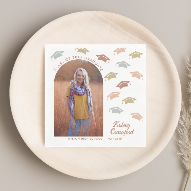 Serviette En Papier Soirée de fin d'études en Casquette (Créateur téléchargé)