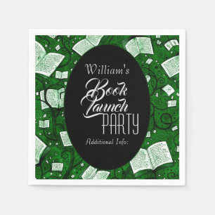 Serviette En Papier Soirée de lancement du livre vert