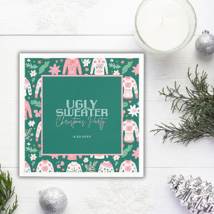 Serviette En Papier Soirée de Noël mignonne et douce