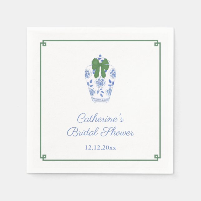 Serviette En Papier Soirée de Noël Smart Ginger Jar (Devant)