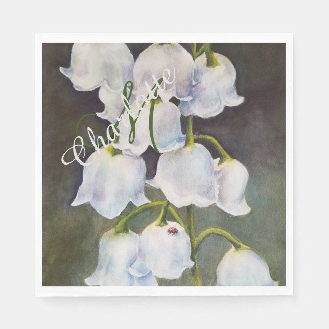 Serviette En Papier Soirée féminine (Devant)