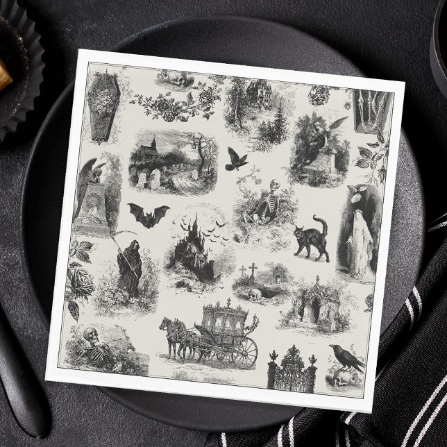 Serviette En Papier Soirée Halloween (Créateur téléchargé)