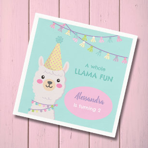 Serviette En Papier Soirée pastel llama