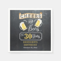 Soirées et bières à 30 ans fête d'anniversaire