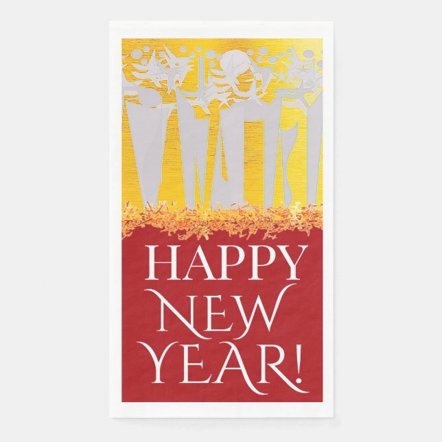 SERVIETTE EN PAPIER SOLEIL ! ENSOLEILLEMENT! VACANCES À CENTRAL PARK ! (Devant)