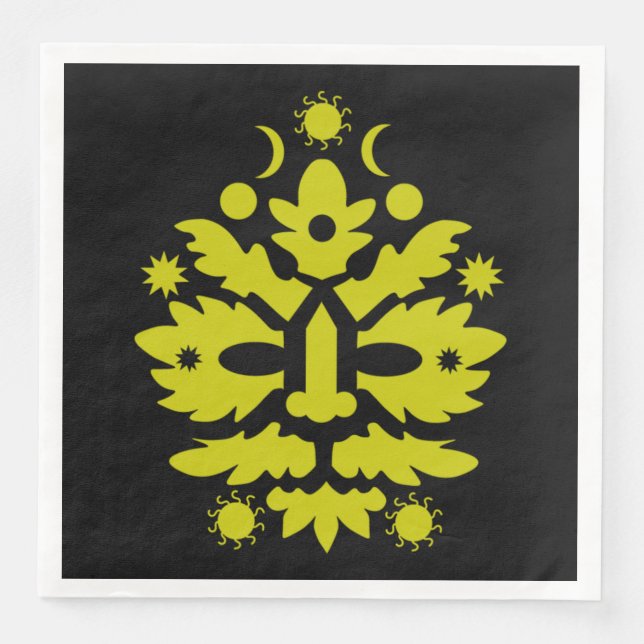 Serviette En Papier solstice d'été agréable Mi-été (Devant)