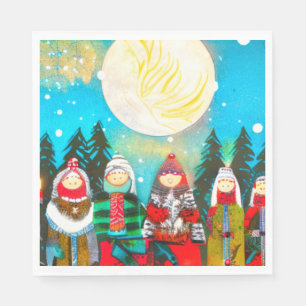 Serviette En Papier Solstice d'hiver