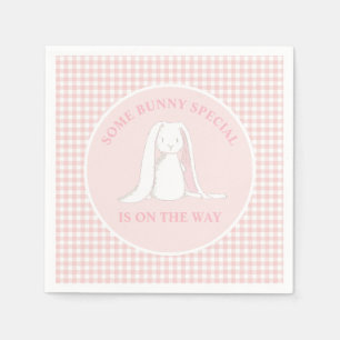 Serviette En Papier Some Bunny Special arrive Baby Shower