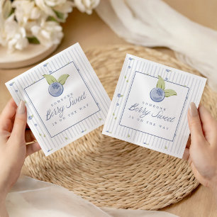 Serviette En Papier Someone Berry Sweet Fête de Naissance de la Myrtil