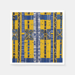 Serviette En Papier Sophistiqué Boudcloth Africain Caraïbes