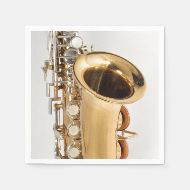 Serviette En Papier Soprano Saxophone Napkin (Devant)