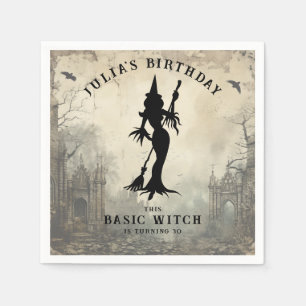Serviette En Papier Sorcière de base Femmes modernes Halloween