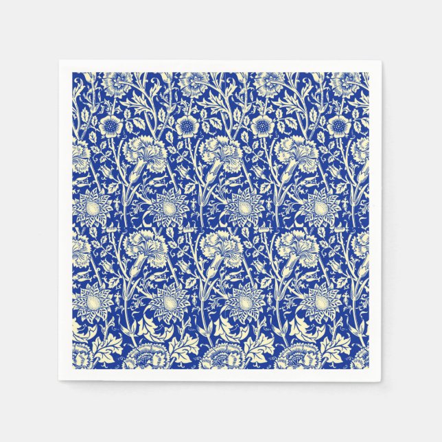 Serviette En Papier Sorta bleu Calico (Devant)