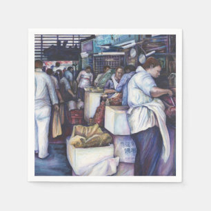 Serviette En Papier Soupe à la tête de poisson, Singapour