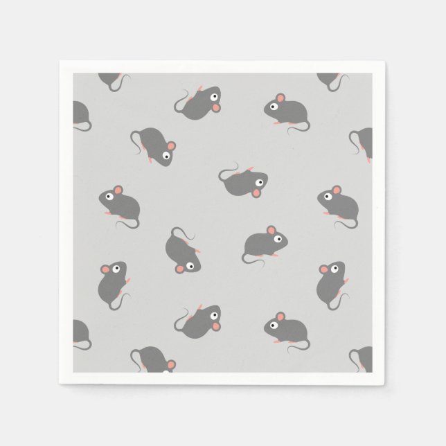 Serviette En Papier Souris (Devant)