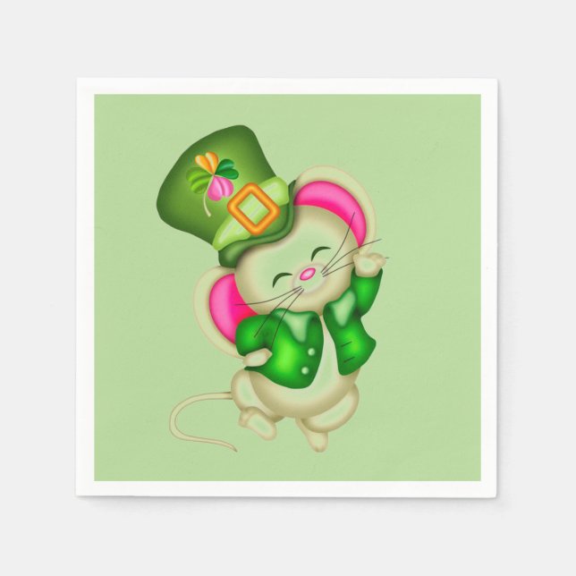 Serviette En Papier Souris (Devant)